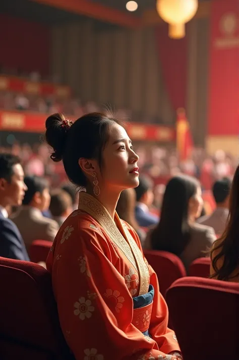 Korean Housewife Wee at Graduation Ceremony