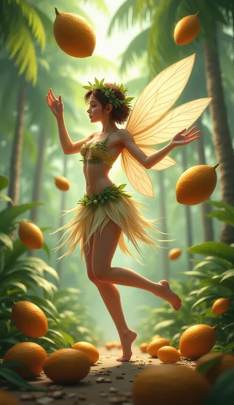 The fairy who has the power of coconut