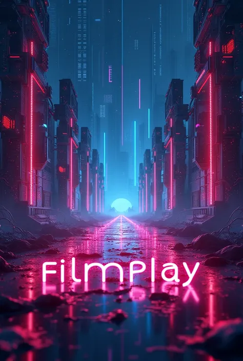  I created a custom 9 x 16 background for a movie channel with the name film play at the bottom of the background.  Make this background very flashy use AI SEO to create this background . Note dont use 9x16 as an image . Leave the top free and the bottom w...