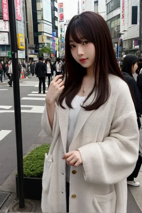 Of the city of Shibuya、Realistic、Japanese girls have high sex