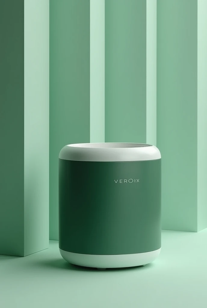 Veroix Air Purifier
Main Colors: Deep Green + Pure White
Concept: Purity and Freshness
Description:
The deep green symbolizes health and a connection to nature, making it a perfect choice for a product related to air and purification. Pure white adds a tou...