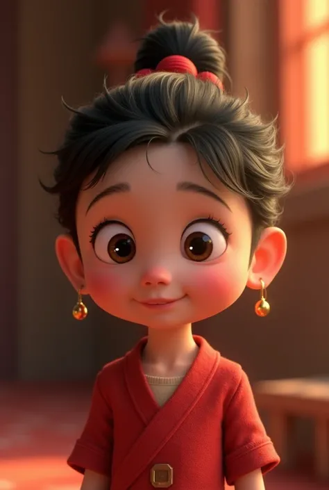 After hearing her grandmother tell her about the cause of the scar on her fathers face, little Thu burst into realization. The next day, Mr. Sau went to the battlefield, but little Thu did not let her father go, insisting that she stay.in disney pixar 