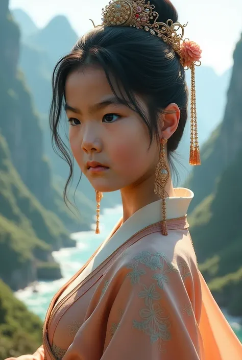 beautiful korean princess, unreal engine render, 8k