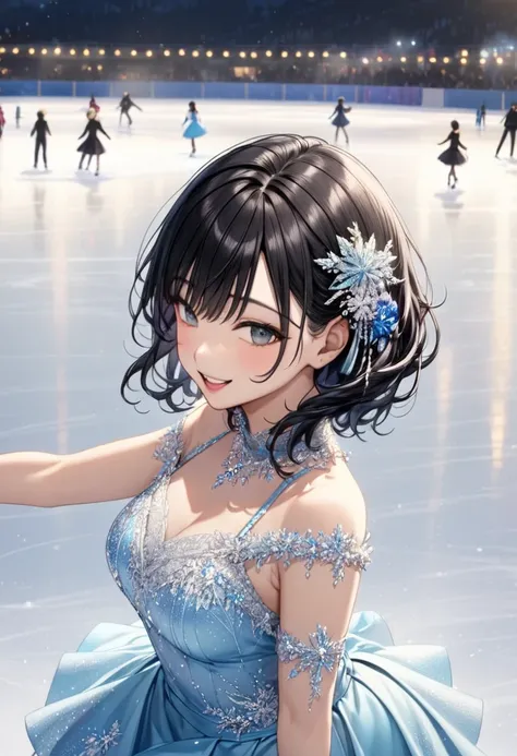 Black Hair Beauty"Haruna"DANCING ON ICE ･ice skating