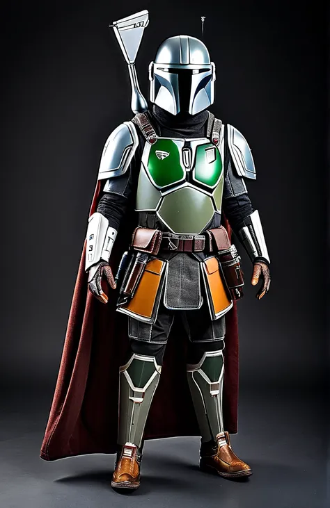 star wars, Mandalorian armor, Cape Short Rock , rocket backpack.