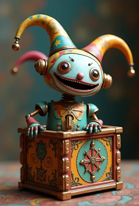 Jester Robot Clown Box 