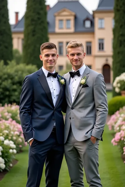 Photo of Kai Havertz and Julian Brandt at a wedding