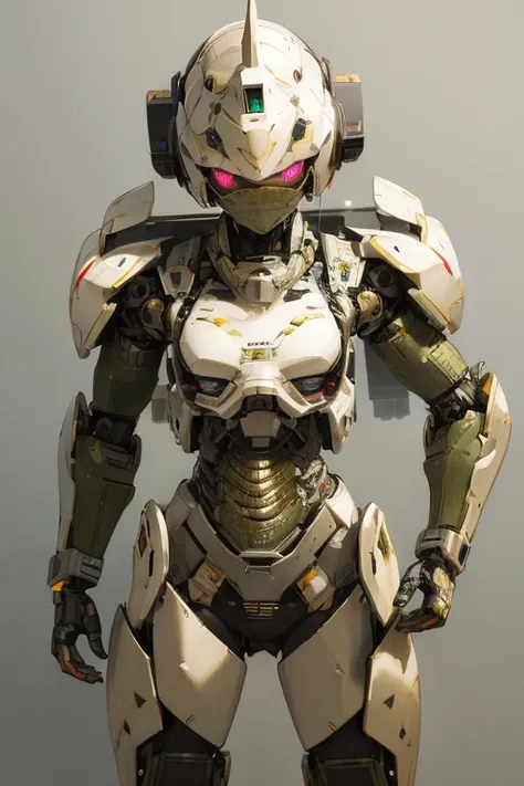 intricate_futuristic_military_exosuit,advanced_tactical_gear,highly_detailed_ivory_armor,hyper-realistic_military_robot_soldier,gleaming_white_metallic_armor_plating,complex_mechanical_components,sleek_angular_design,advanced_military_technology,powerful_s...