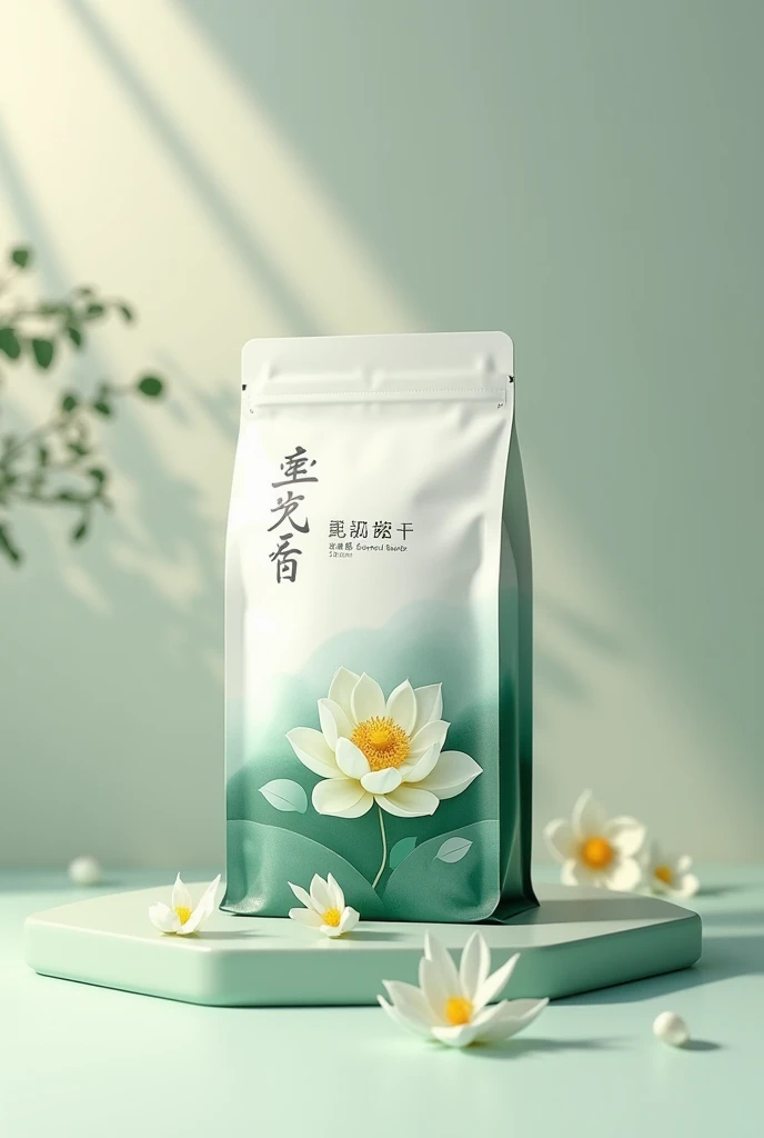 Photo of the tea brand, There is also a lotus shape.