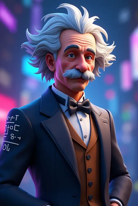 Albert Einstein as a Fortnite skin