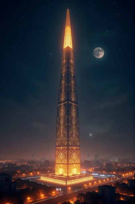 Milad tower in Tehran on Yalda night