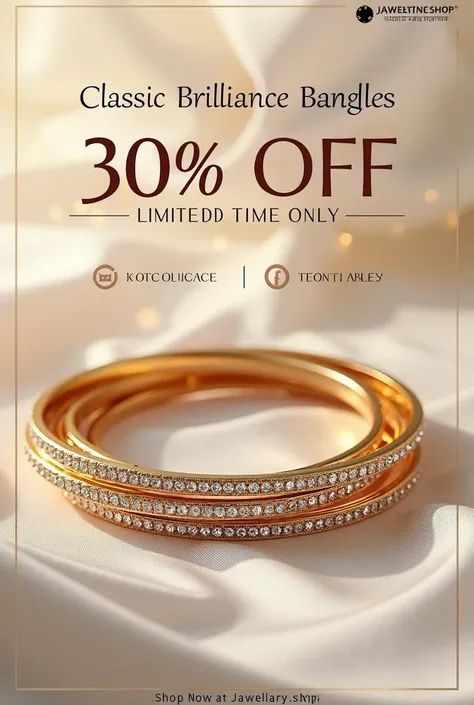 Ad Image Concept:
Background:

Use a luxury and elegant background. You can go for a soft gradient or a simple white or gold textured background to highlight the jewelry pieces.
Optionally, add a subtle sparkle or light effect in the background to evoke a ...