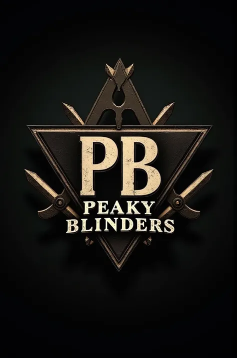 Peaky blinders logo with PB name below