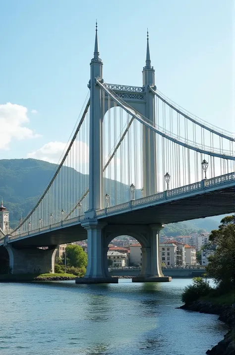 Pedro de Valdivia Bridge in the city of Valdivia 