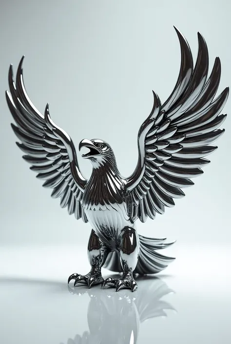 Chrome-plated eagle