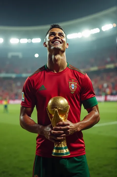 Cristiano Ronaldo World Cup champion with Portugal