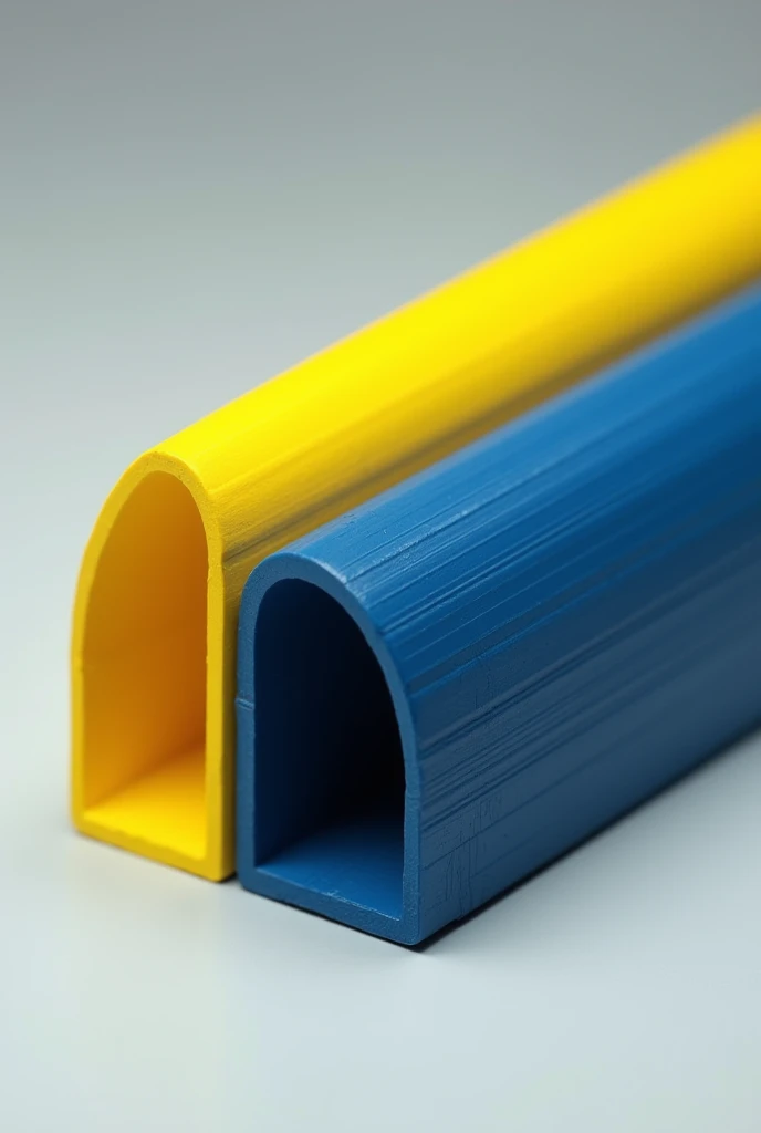 Get creative with a profile pipe 
favorite product in yellow blue black colors  