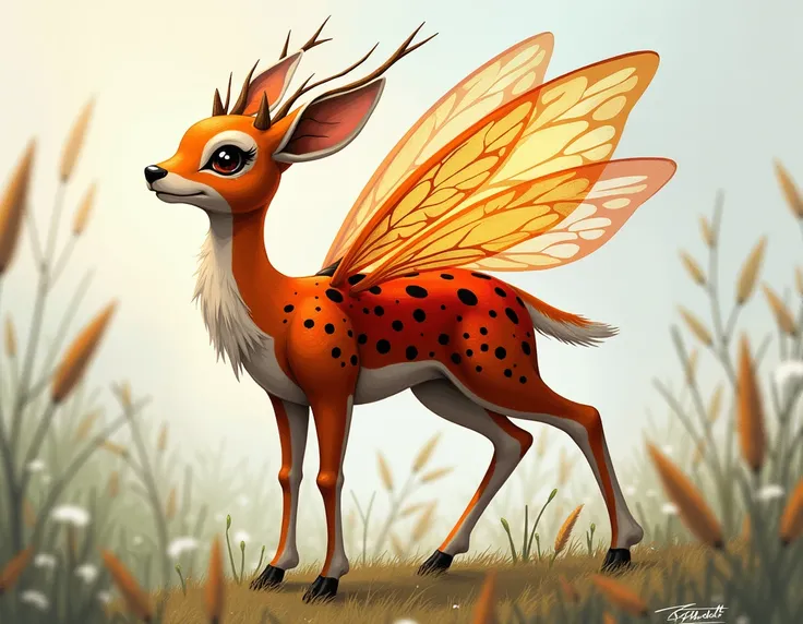  The little veaninha is a fascinating creature ,  combining the grace of the deer with the delicacy of the ladybug .  With the slender and agile body of a deer and wings Delicate and colorful ladybug,  the veaninha is a unique spectacle in nature .  Its la...