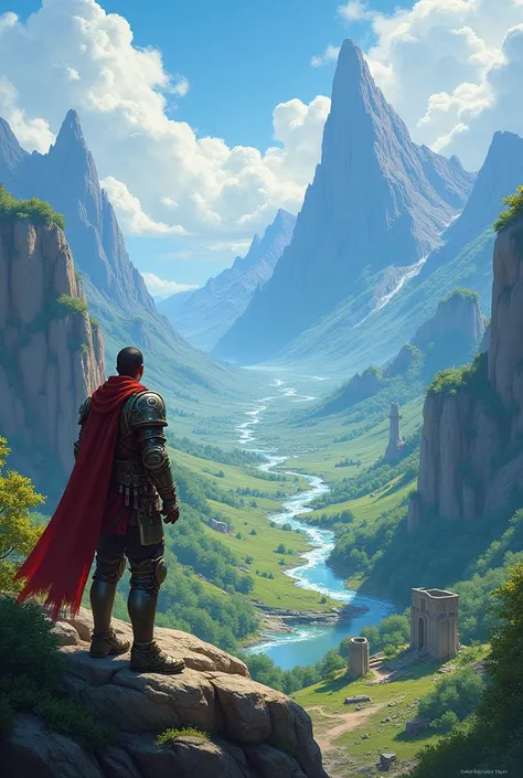 Landscape for a cover of a YouTube channel dedicated to making mmorpg game content