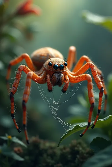 import openai

# Set up your OpenAI API key
openai.api_key = "your_openai_api_key"

# Prompt for generating the image
prompt = (
    "A realistic spider spinning a web from its mouth, detailed view, "
    "natural environment, close-up, vivid colors"
)

# ...