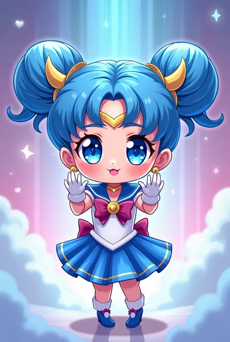 Blue ivy como sailor chibi moon