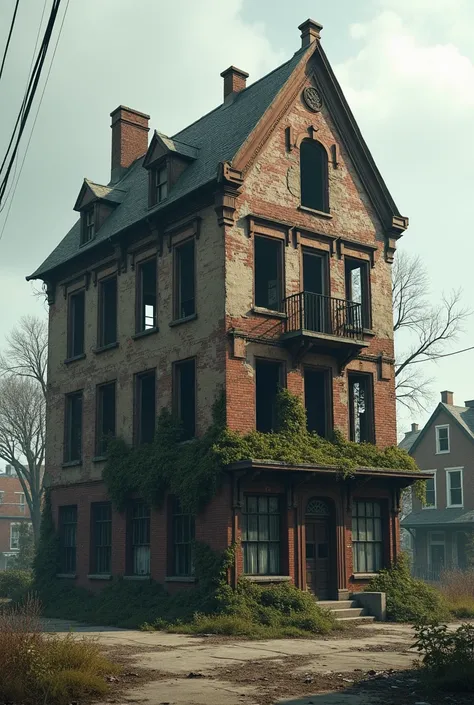 1900s building crumbling 