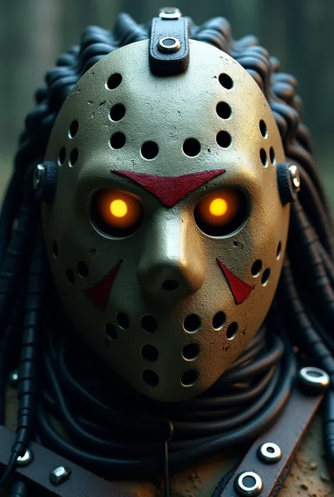 Create a mask that mixes Jason with predator