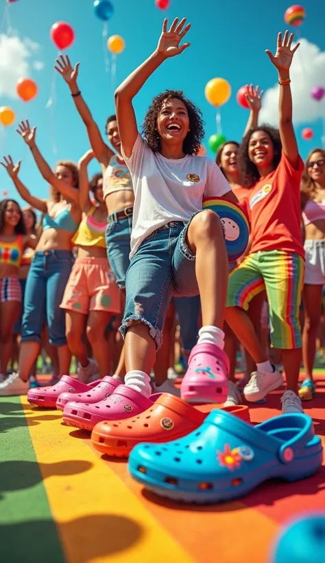 HAZME UN KEY VISUAL PRIDE PARA CROCS