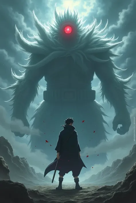 Kakashi with Sharingan very badass with Susano