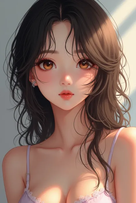 (Art board:1.4), (8k, really, RAW photo, Best quality: 1.4),  Japanese , ( one girl), pretty face, ( وجه really :1.4), ( high hair details:1.3),  beautiful hairstyle , عيون reallyة,  beautiful detailed eyes , (بشرة reallyة:1.3),  beautiful skin , attractiv...