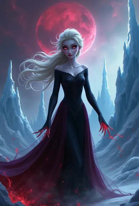 Elsa from the movie Frozen by Demons