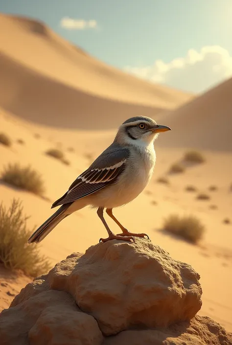 Usually an image of a little bird that is in the dry desert that an angel of God would make expensive