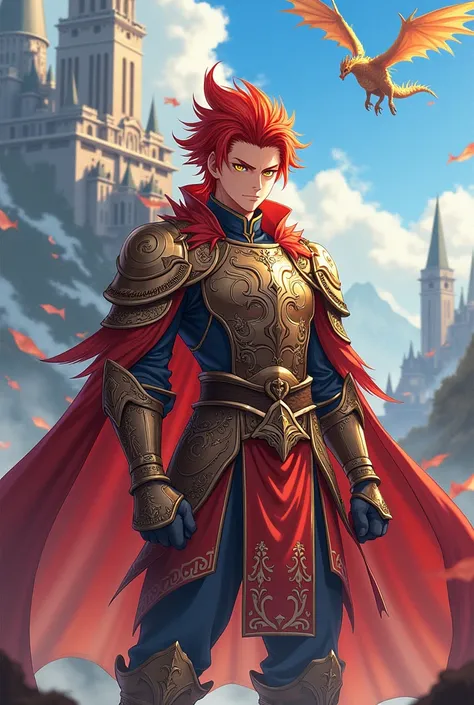 Tomioka is a knight from the kingdom of the king of dragons Tomioka has red hair and eyes with the color yellow his clothing style is like a phoenix qr anime dragon