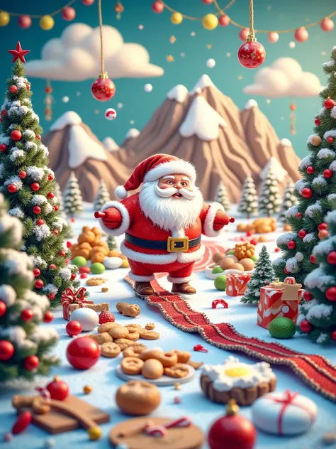  3D microlandscape constructed by C4D ， are arranged neatly in a dynamic angle 。 A snowman in a Christmas costume walks along the zipper teeth {x} Each zipper tooth exquisitely shows its unique luster、 shape and connection structure 。 with its texture and ...