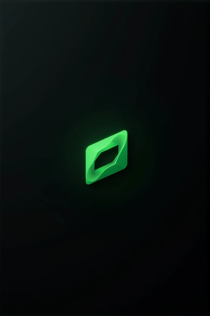 Create ad logo ,  the black background and the green logo