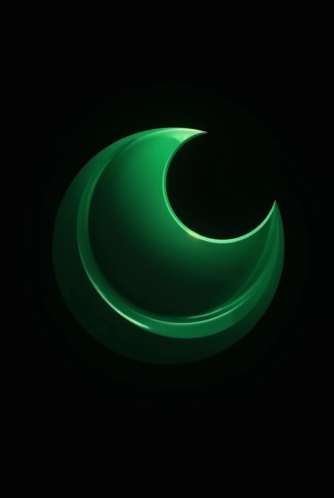 Create a horn advertisement logo,  the black background and the green logo