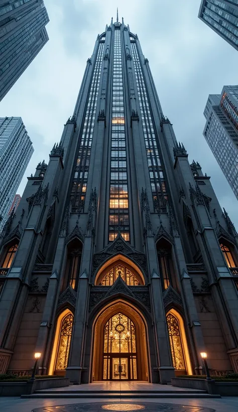  The Wayne Tower is one of the most emblematic buildings in Gotham City ,  symbolizing both financial power and the philanthropic legacy of the Wayne family .  erected in the heart of the city ,  the tower dominates the skyline with its grand architecture ...