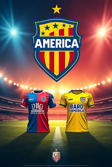 The creation of a notice to attend the Club América soccer game, whether wearing only an American shirt or a yellow shirt. Club América 