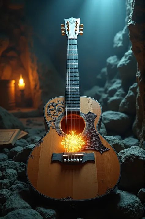 Protector seeds inside the guitar 