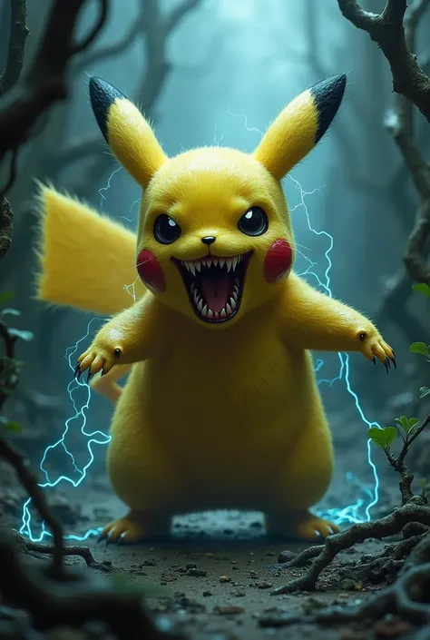 Creepy killer Pokémon Pikachu mutation