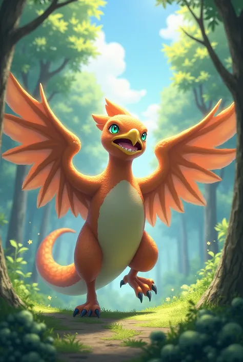 Pokemon Pidgey will become a dragon 