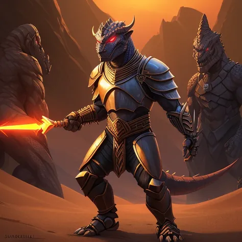 Masterpiece, HD, high resolution, high quality, best quality, super detailed. Solo character alone, multiple views. Dark Fantasy art.
{{(An ageless male-adult-komodo-lord:(appearance: grey-scales-komodo-skin. Komodo-head. Komodo-face. Komodo-pink-glowing-e...