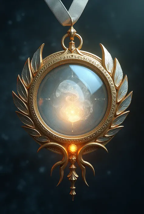 Prompt for Image Creation: Medal of the White Mages

"A profoundly elegant and otherworldly medal that emanates subtlety, peace, and purity. The medal is circular, with a smooth silver center engraved with a softly glowing crystal ball, its gentle luminesc...