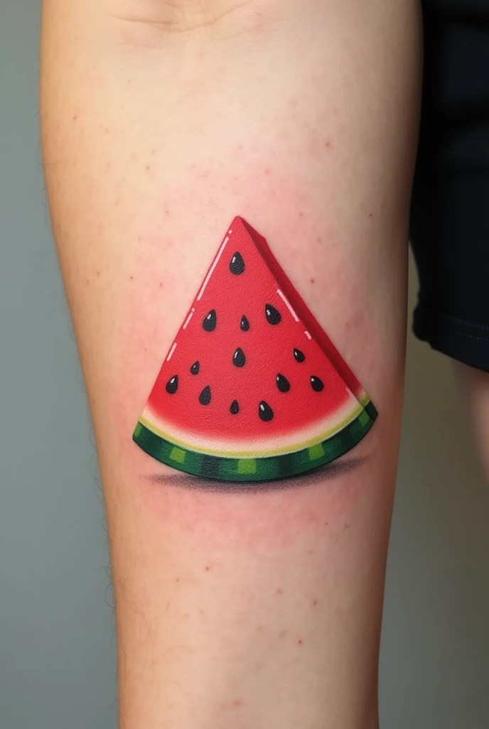 Watermelon piece tattoo 