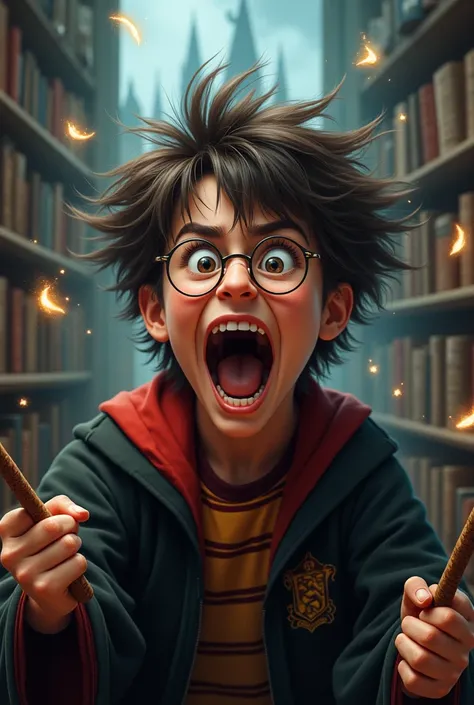 screaming nerdy potter head