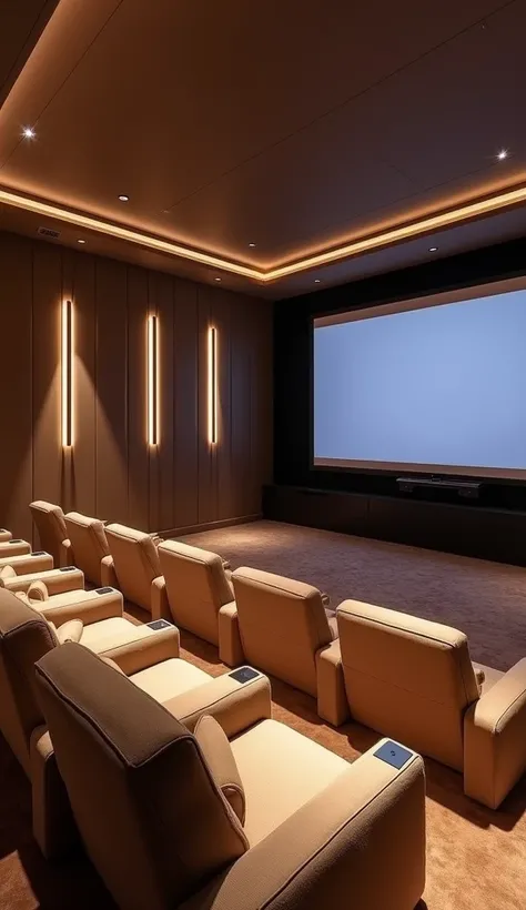 Modern 4k india home theatre auditorium elegant and chic