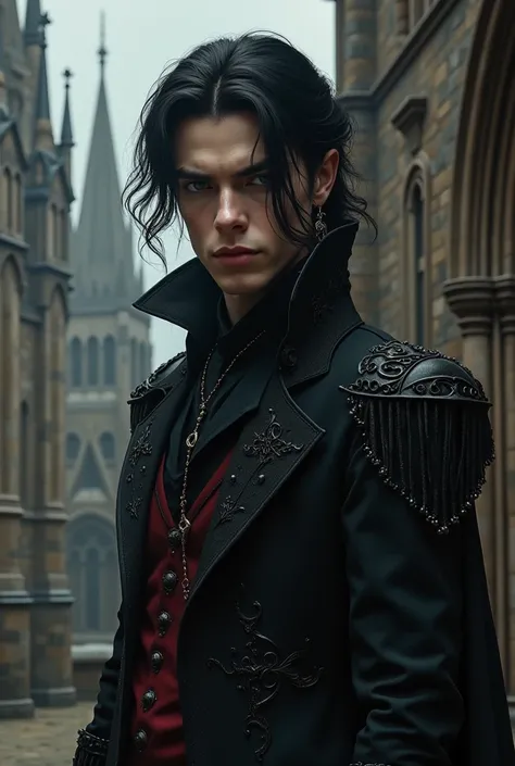 A beautiful gothic prince 