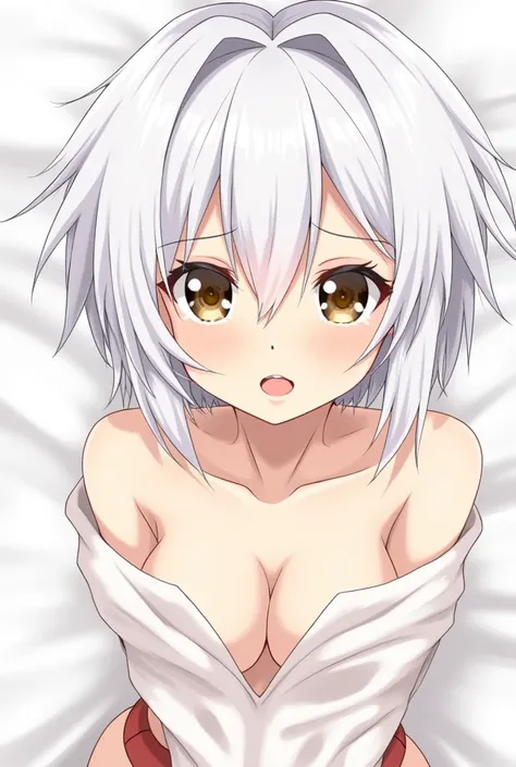  Generate Koneko Toujou from the anime high school dxd
She is , measures 1 ,57,She has short white hair , hazel eyes,She has few clothes and has small breasts.