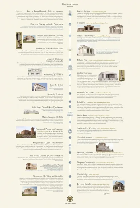 Timeline with clear information in Spanish Visualize the duration and some events related to the period studied ( Classical Cultures :  Greece and Rome )  as well as their relationship with the main manifestations of architecture ,  art and urban planning ...