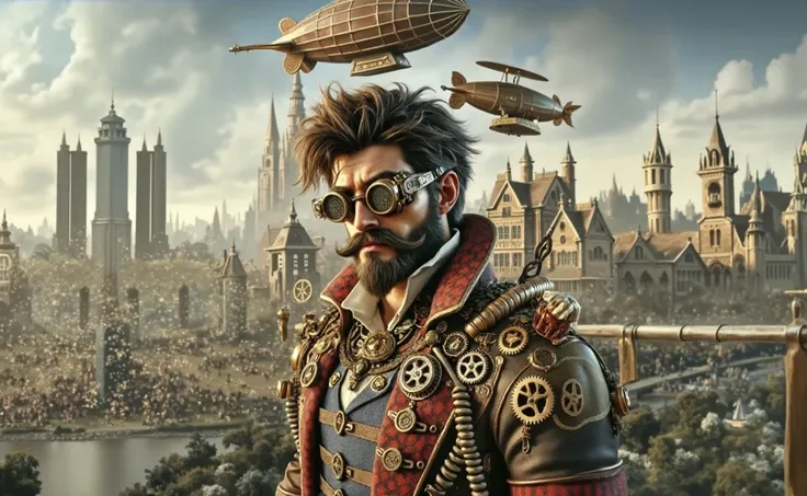 Steampunk man